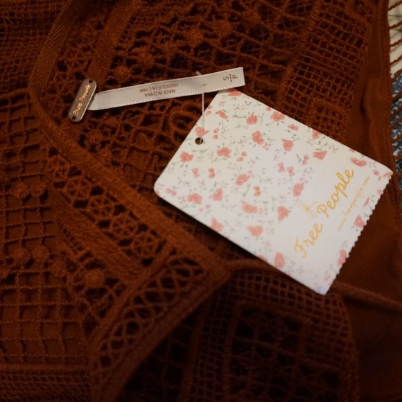 NWT Free People Womens Emily Lace Shift Dress - Picture 7 of 7